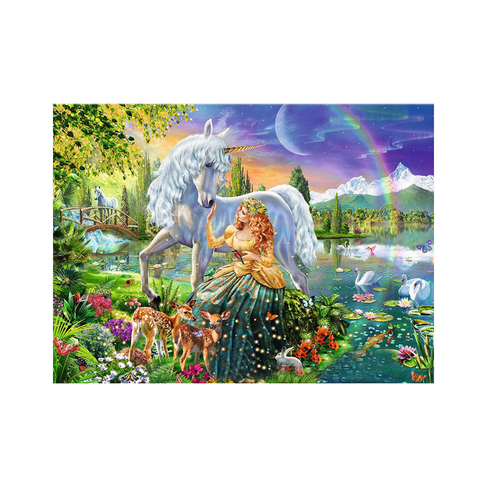 Rainbow Realm Princess - 40x50 cm paint by numbers kit