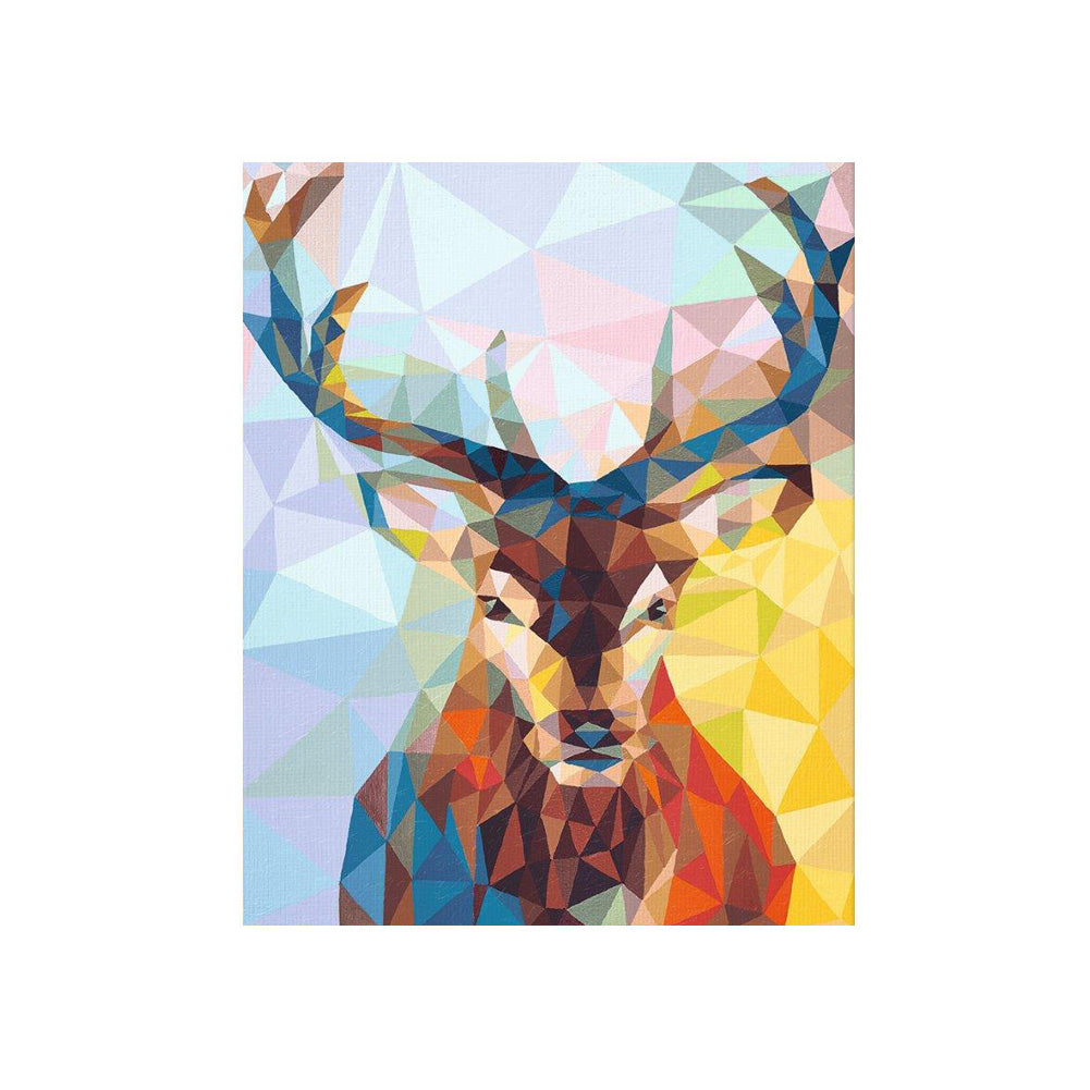 Prismatic Stag Portrait - 40x50 cm paint by numbers kit