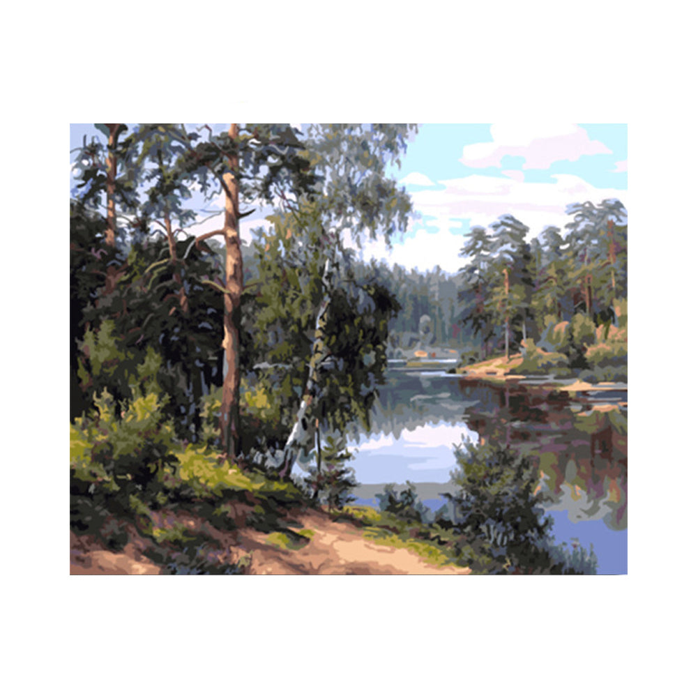 Quiet Woodland Waters - 40x50 cm paint by numbers kit