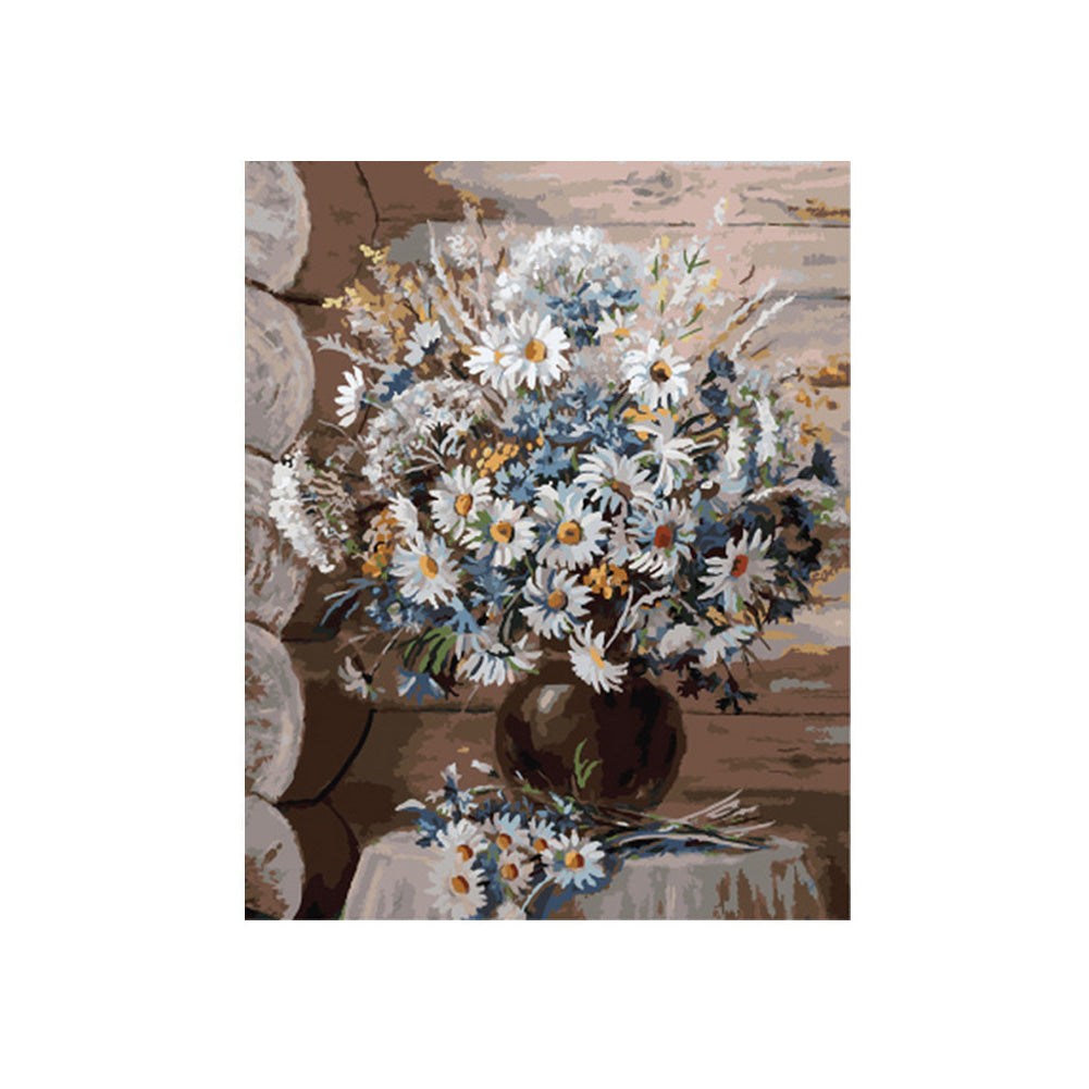 Rustic Daisy Bouquet - 40x50 cm paint by numbers kit