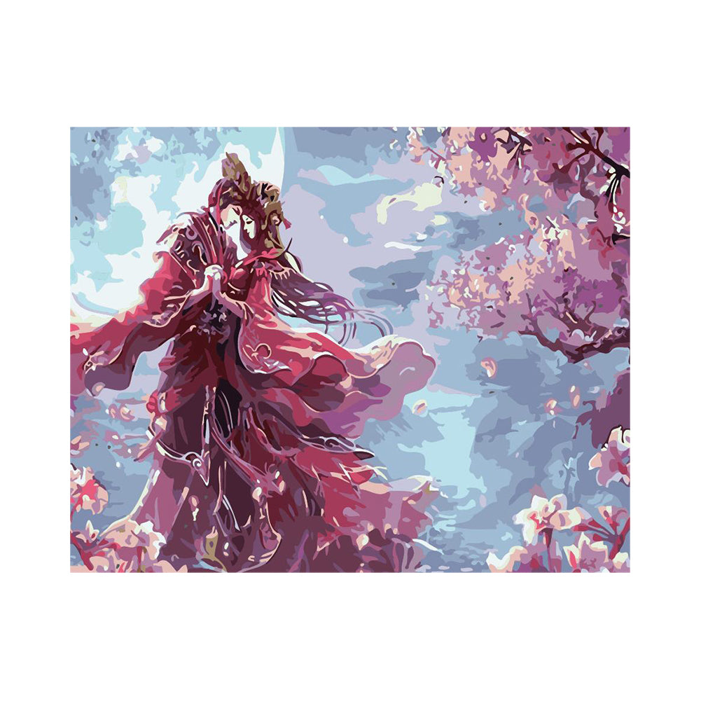Romantic Blossom Couple - 40x50 cm paint by numbers kit