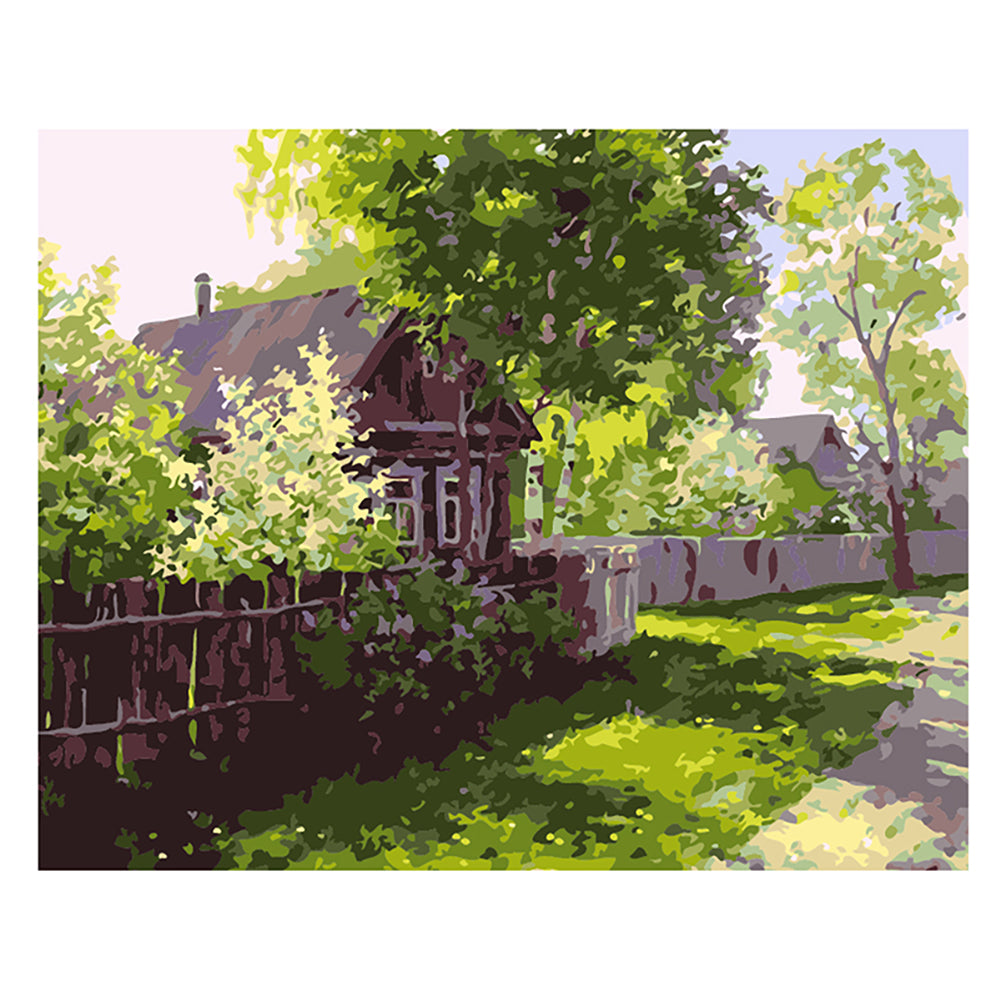 Sunny Cottage Garden - 40x50 cm paint by numbers kit