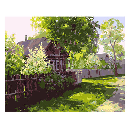 Sunny Cottage Garden - 40x50 cm paint by numbers kit