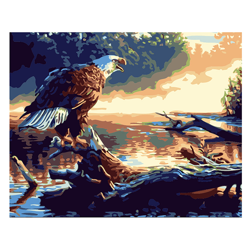 Eagle by the River - 40x50 cm paint by numbers kit