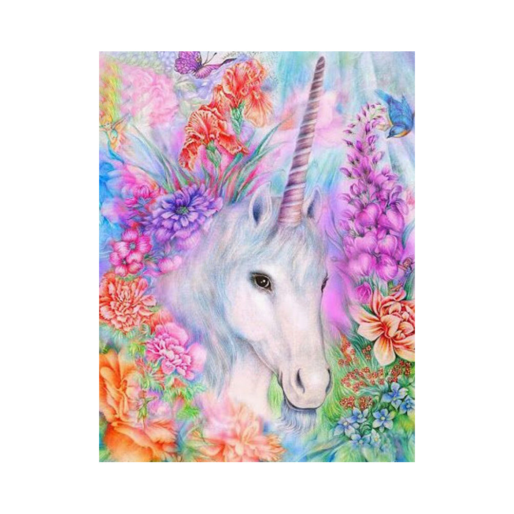Enchanted Unicorn Garden - 40x50 cm paint by numbers kit