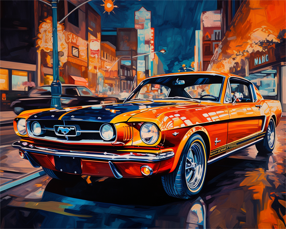 Midnight Mustang Drive