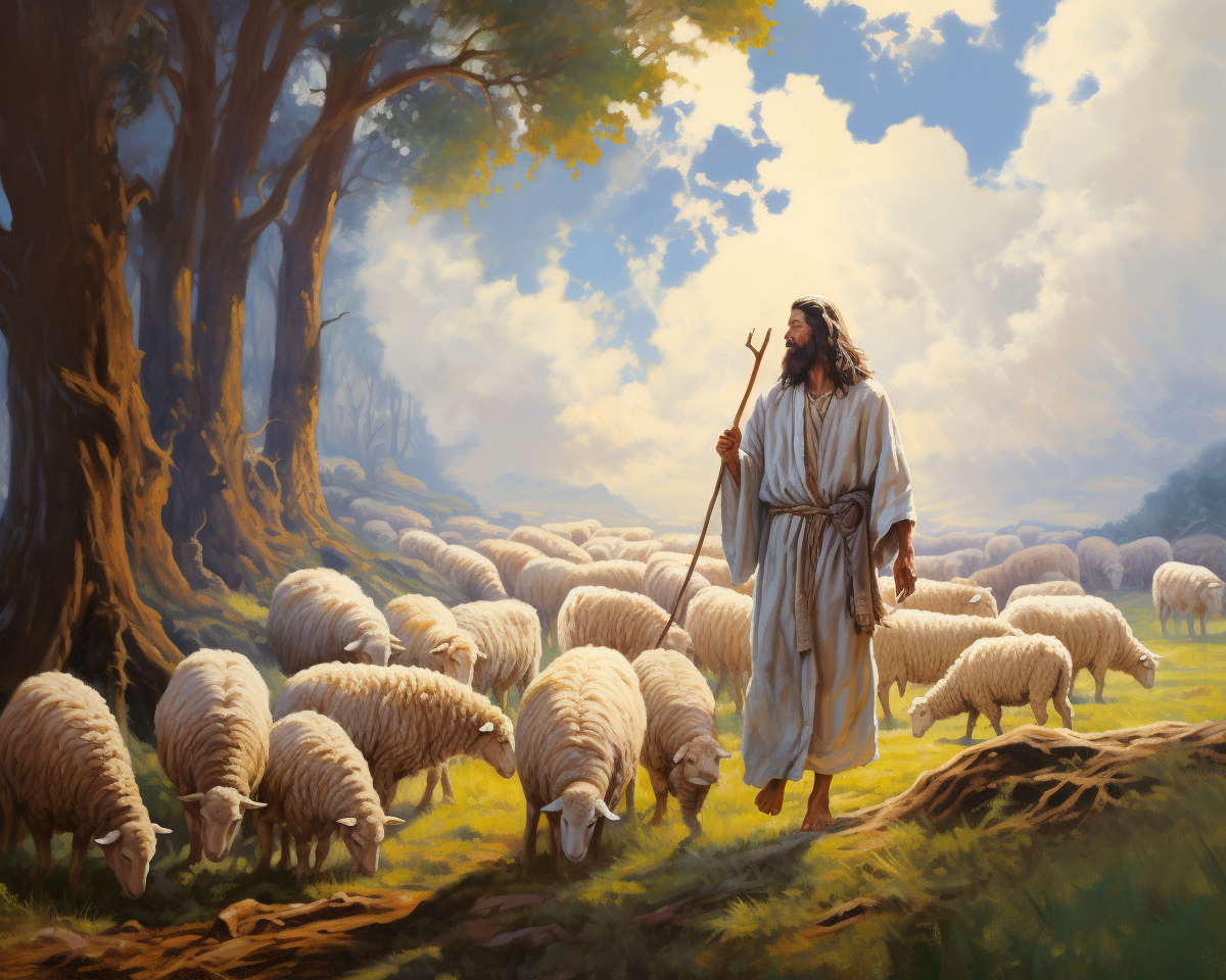 The Good Shepherd - 40x50 cm