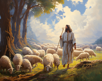The Good Shepherd - 40x50 cm
