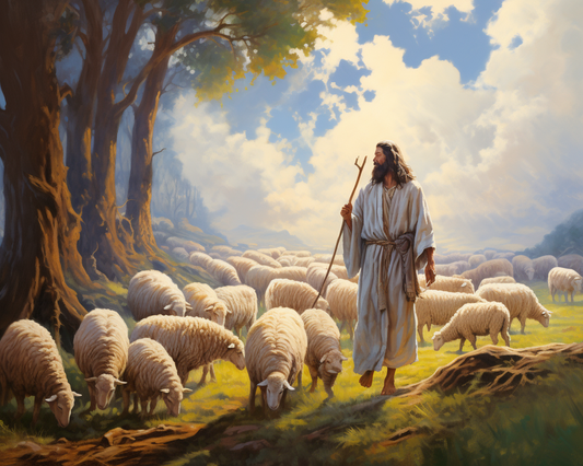 The Good Shepherd - 40x50 cm