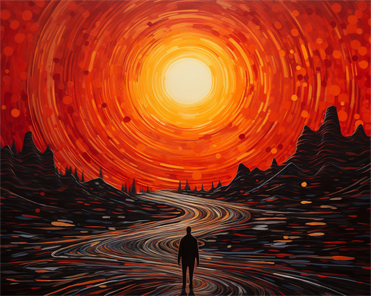 Solar Path Dreamscape Paint by Numbers Kit