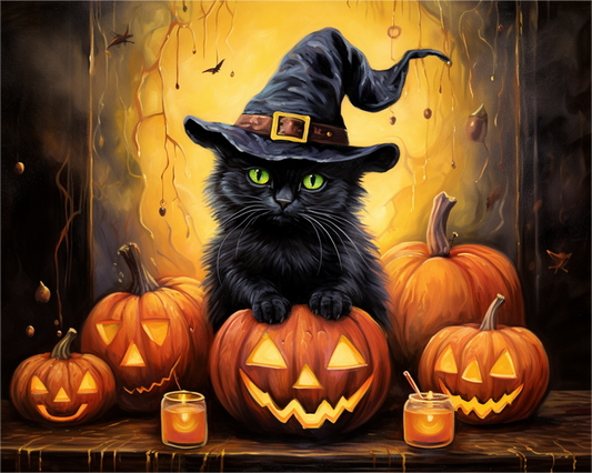 Midnight Witch Cat