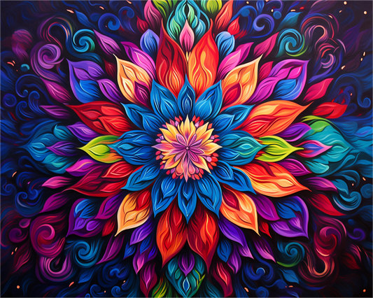 Radiant Petal Mandala