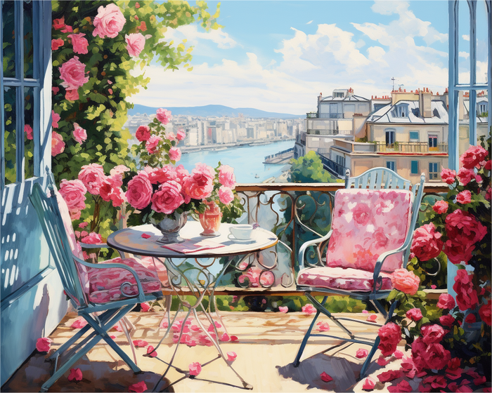 Paris Rose Balcony