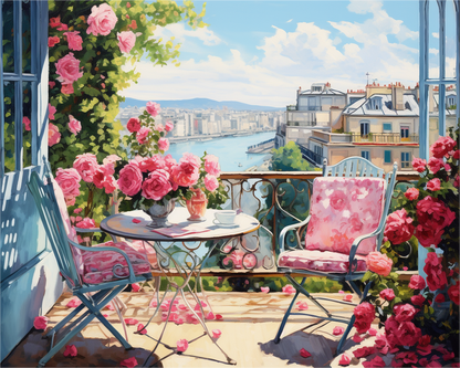 Paris Rose Balcony