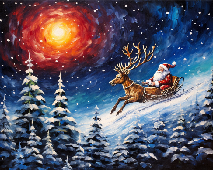 Santaâ€™s Starlit Sleigh