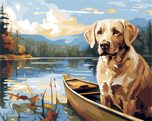 Lakeside Labrador Canoe