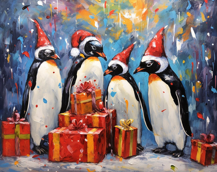 Holiday Penguin Parade