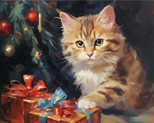 Christmas Kitten Surprise