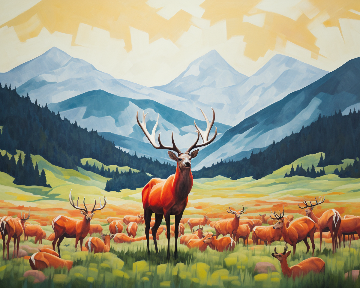 Elk Valley Gathering - 40x50 cm