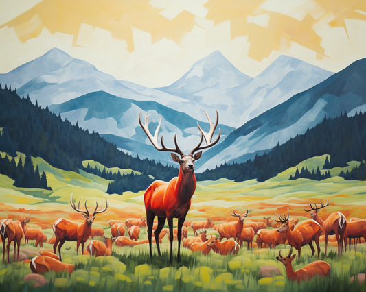 Elk Valley Gathering - 40x50 cm