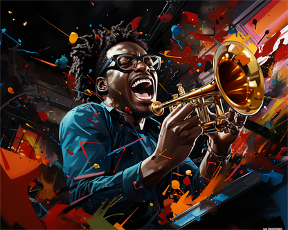 Jazz Burst Trumpeter