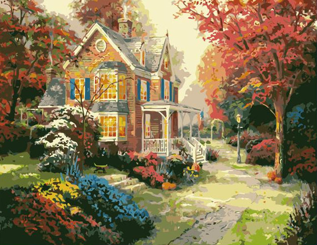 Autumn Country Home