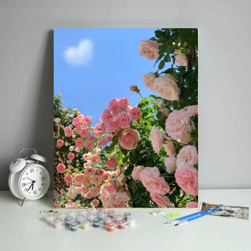 Rose Arbor Blue Sky - 40x50 cm paint by numbers kit