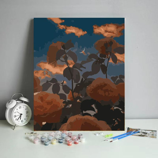 Burnt Rose Twilight - 40x50 cm paint by numbers kit