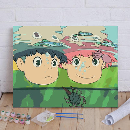Underwater Friendship - 40x50 cm paint by numbers kit