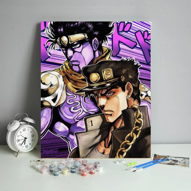 Purple Stand Warrior - 40x50 cm paint by numbers kit