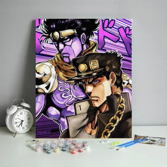Purple Stand Warrior - 40x50 cm paint by numbers kit