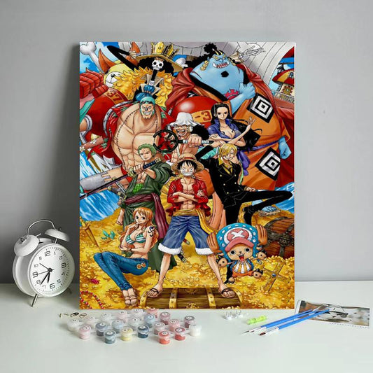 Legendary Pirate Treasure Crew - 40x50 cm paint by numbers kit