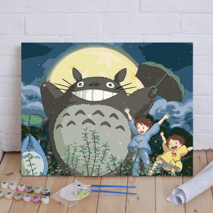 Moonlit Forest Spirit Adventure - 40x50 cm paint by numbers kit