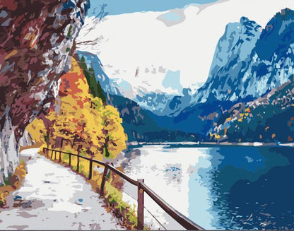 Mountain Lake Walkway