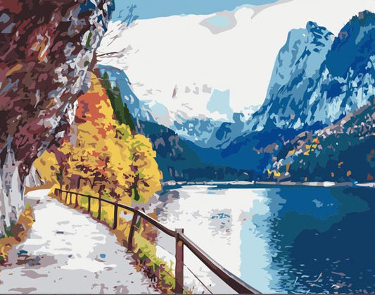 Mountain Lake Walkway