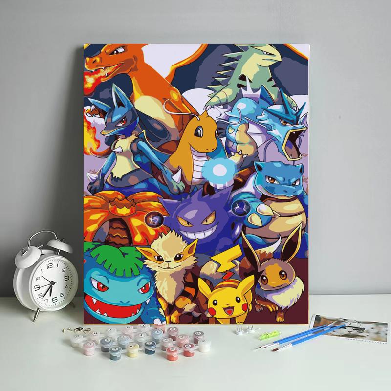 Elemental Creature Champions - 40x50 cm paint by numbers kit