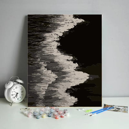 Moonlit Ocean Foam - 40x50 cm paint by numbers kit
