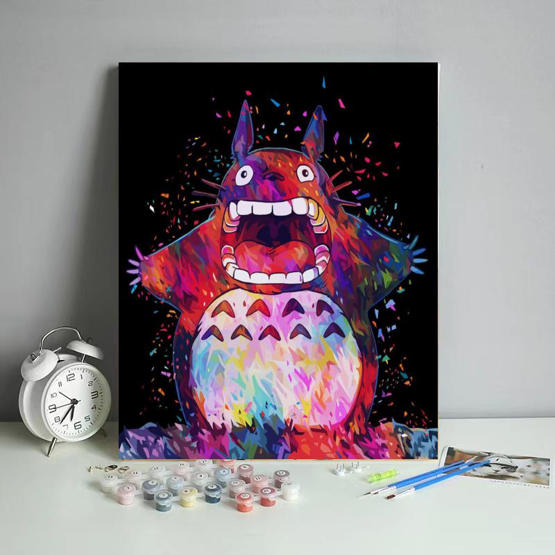 Neon Forest Spirit - 40x50 cm paint by numbers kit