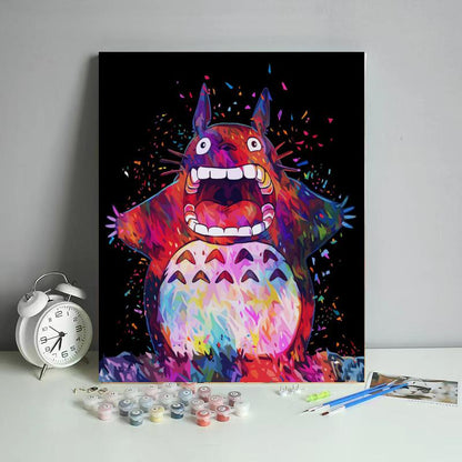 Neon Forest Spirit - 40x50 cm paint by numbers kit