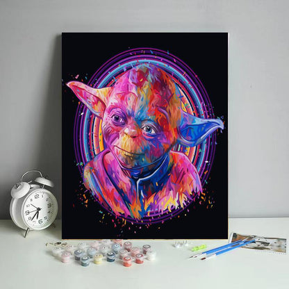Neon Wise Space Master - 40x50 cm paint by numbers kit