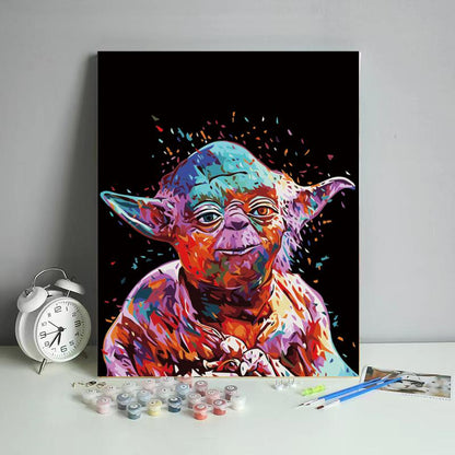 Neon Galactic Master Portrait - 40x50 cm paint by numbers kit