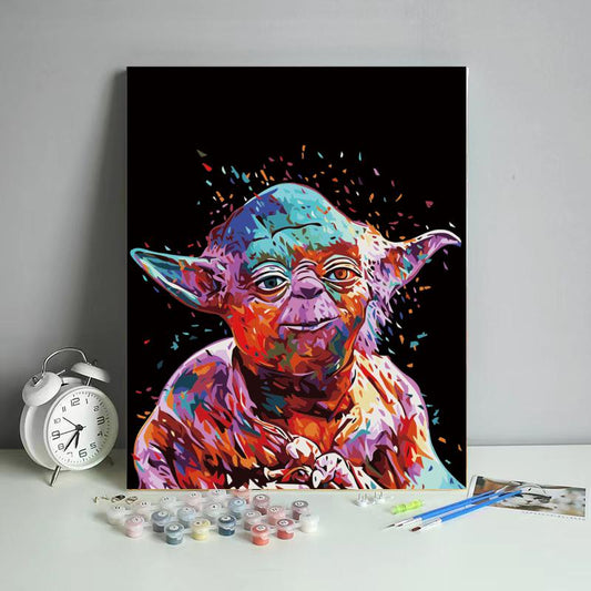 Neon Galactic Master Portrait - 40x50 cm paint by numbers kit