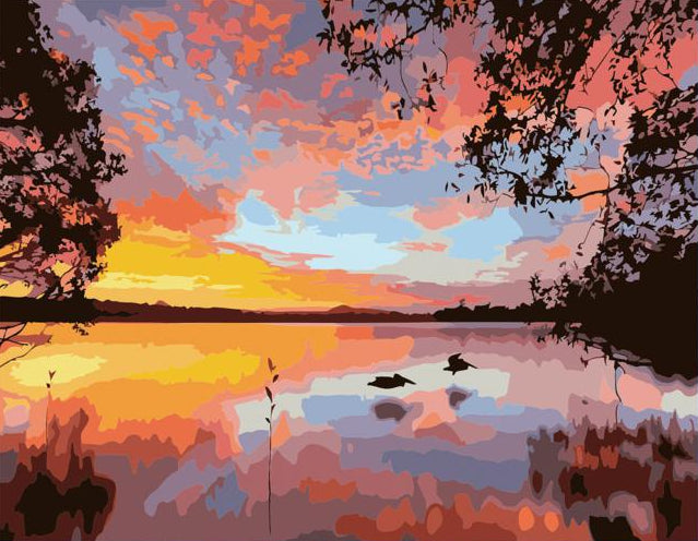 Sunset at the Lake