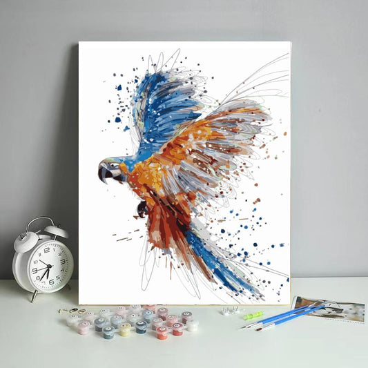 Watercolor Eagle in Flight - 40x50 cm paint by numbers kit
