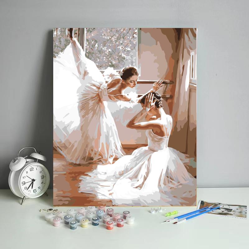 Bridal Morning Elegance - 40x50 cm paint by numbers kit