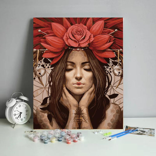 Rose Crown Serenity - 40x50 cm paint by numbers kit