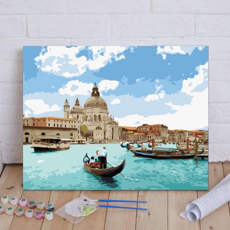 Grand Canal Gondola - 40x50 cm paint by numbers kit