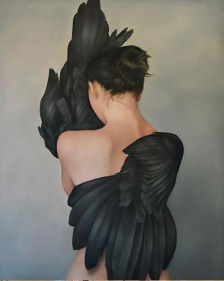 Shadow Wing Embrace - 40x50 cm paint by numbers kit