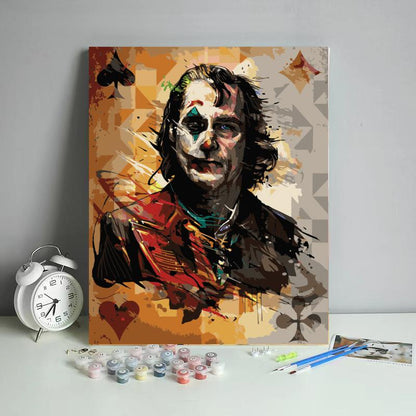 Painted Clown Portrait - 40x50 cm paint by numbers kit