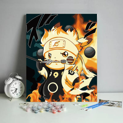 Ninja Electric Mouse - 40x50 cm paint by numbers kit